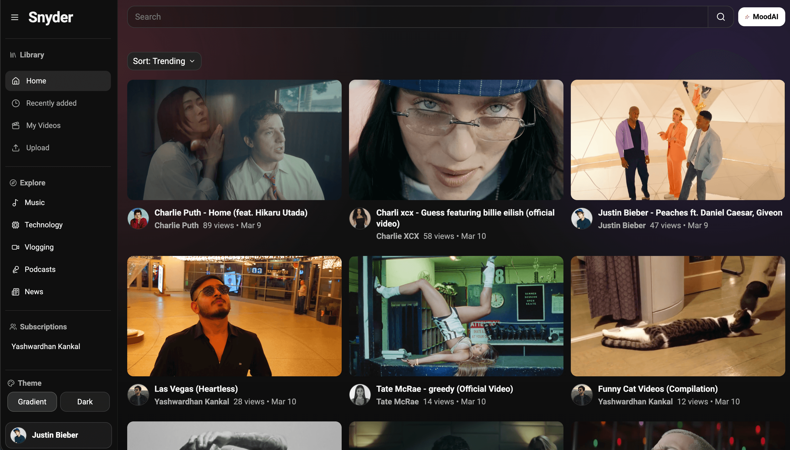Video Sharing Platform